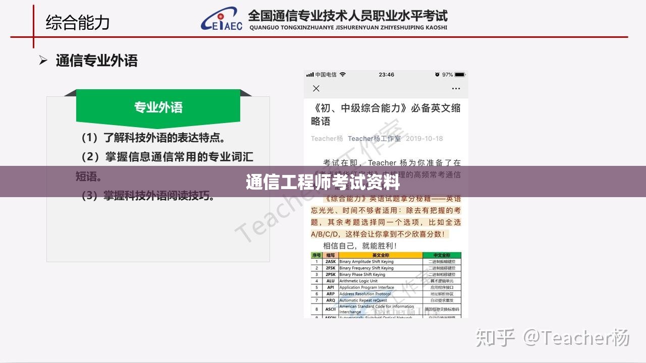 通信工程师考试资料