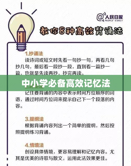 中小学必备高效记忆法